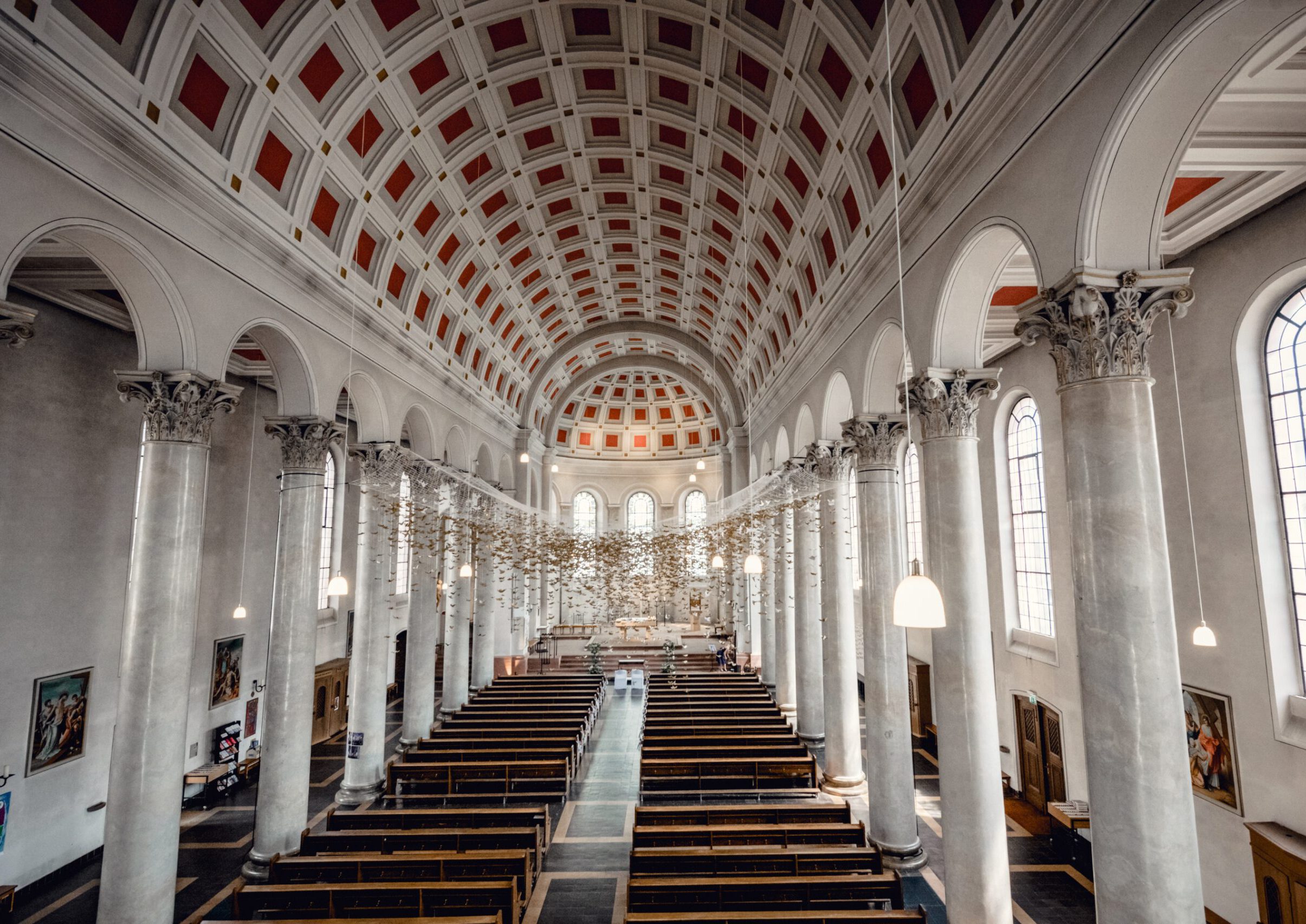 Große Kirche dekoriert