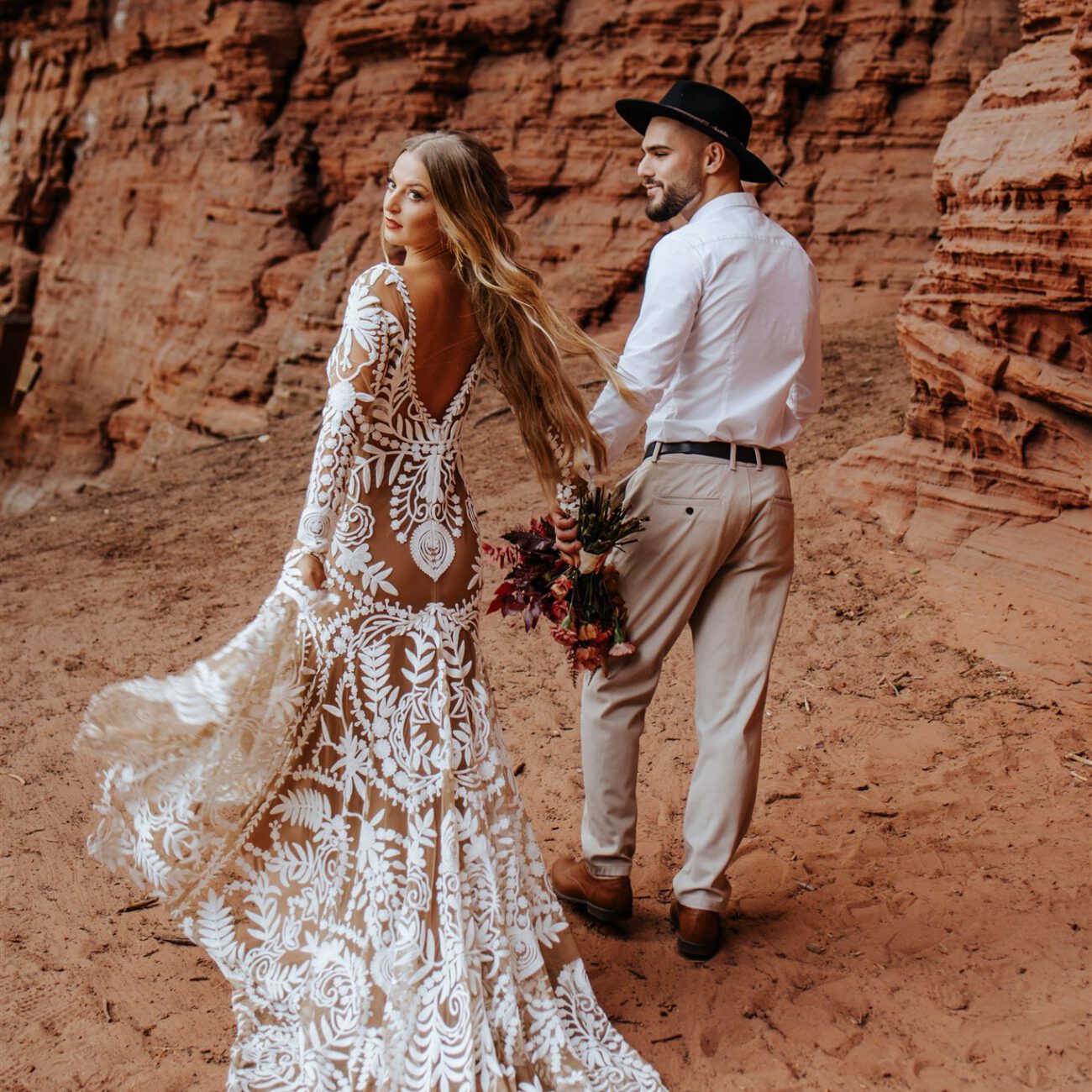 Western Hochzeit Lookback