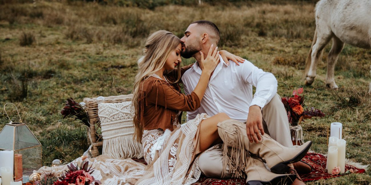 Western Hochzeit Picknick